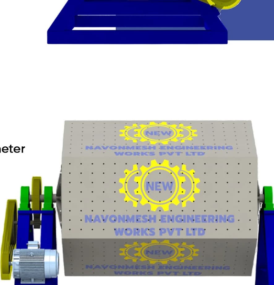 Hexagonal Ball Mill — view 2